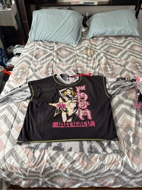 Lost Intricacy Long Sleeve Men’s Black Graphic Tee Size 2X